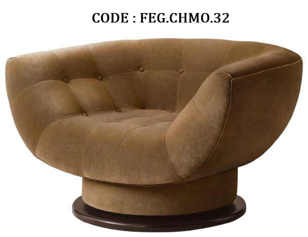 ✨ استمتع بالراحة المطلقة مع هذا الكرسي الفخم بتصميمه العصري المنحني، الذي يضفي لمسة من الأناقة والدفء إلى أي مساحة في منزلك.